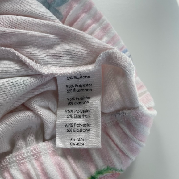 P.J. Salvage Sleep Shorts Pink White Cocktail Print Size XS Lounge - Picture 5 of 6